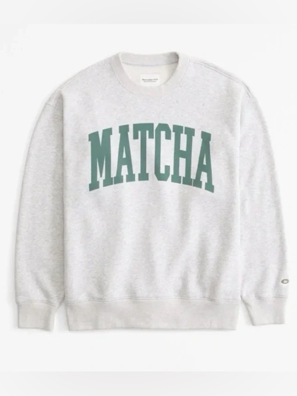 Abercrombie & Fitch Food and Drink “Matcha” Vintage Sunday Crew